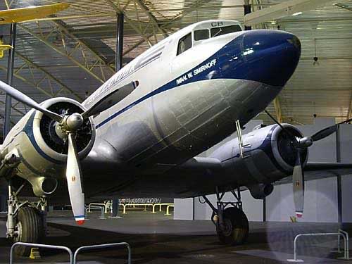 Het kleurenschema van de TEU op een identiek toestel in het Aviodrome op Lelystad